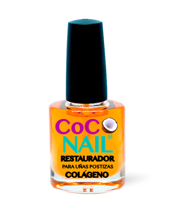 Esmalte restaurador de uñas postizas con Colágeno Coco Nail