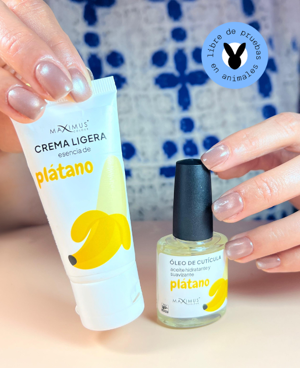 Dúo Maximus Colour Esencia de Plátano 🍌 (Crema + Aceite)