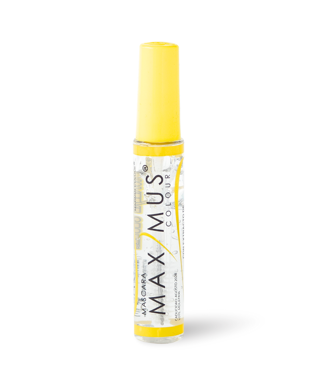 Mascara en Gel Transparente con Aloe Vera para cejas y pestañas Maximus Colour