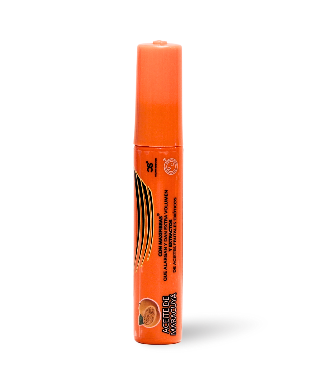 Rímel Maxi-Pestañas con Maracuyá y microfibras alargadoras aceites exóticos mascara