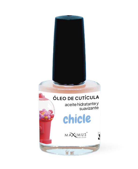 Óleo de cutículas humectante con esencia de Chicle Maximus Colour