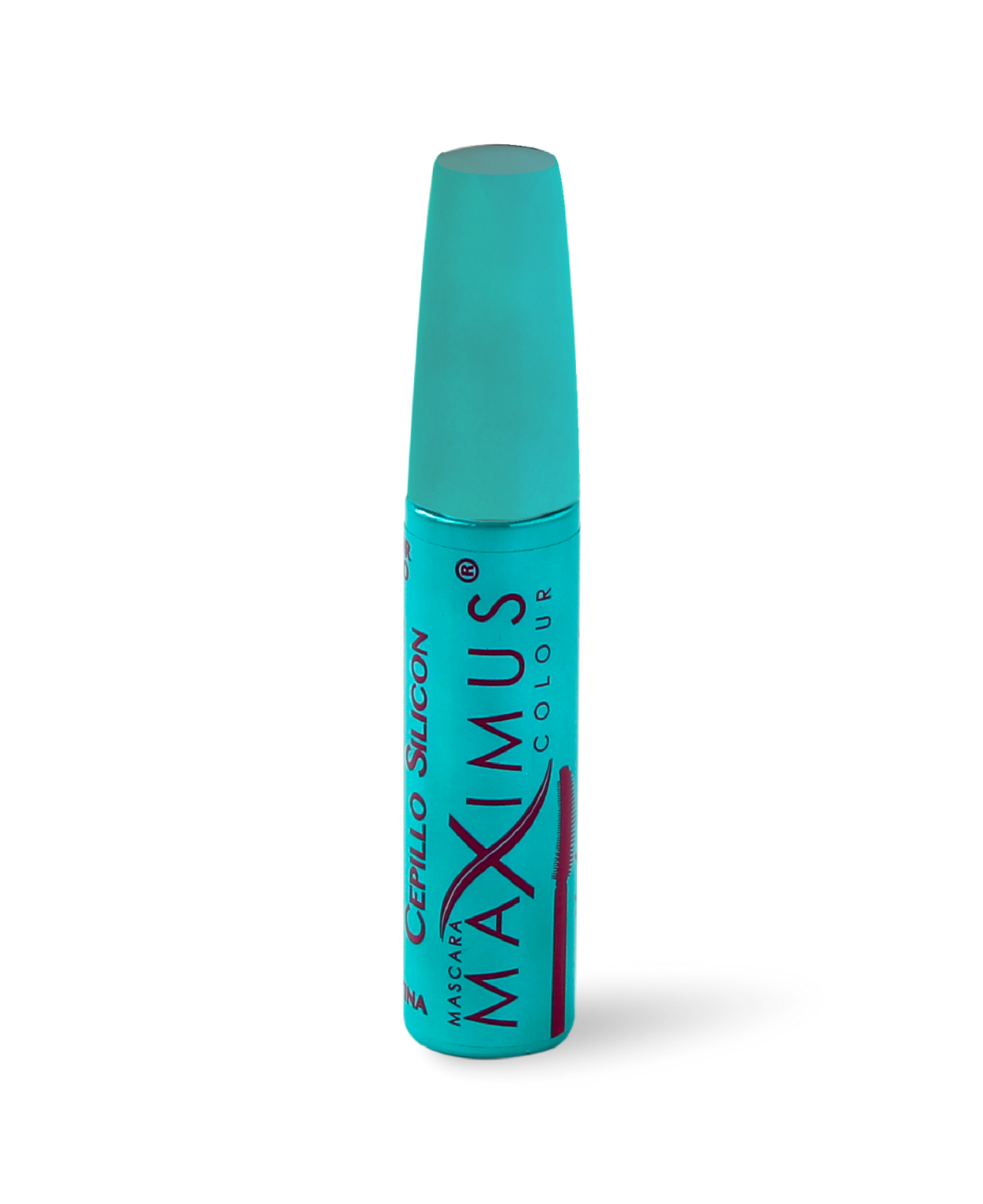 Rimel Biotina y microfibras con cepillo de silicón Maximus Colour