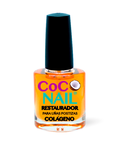Esmalte restaurador de uñas postizas con Colágeno Coco Nail