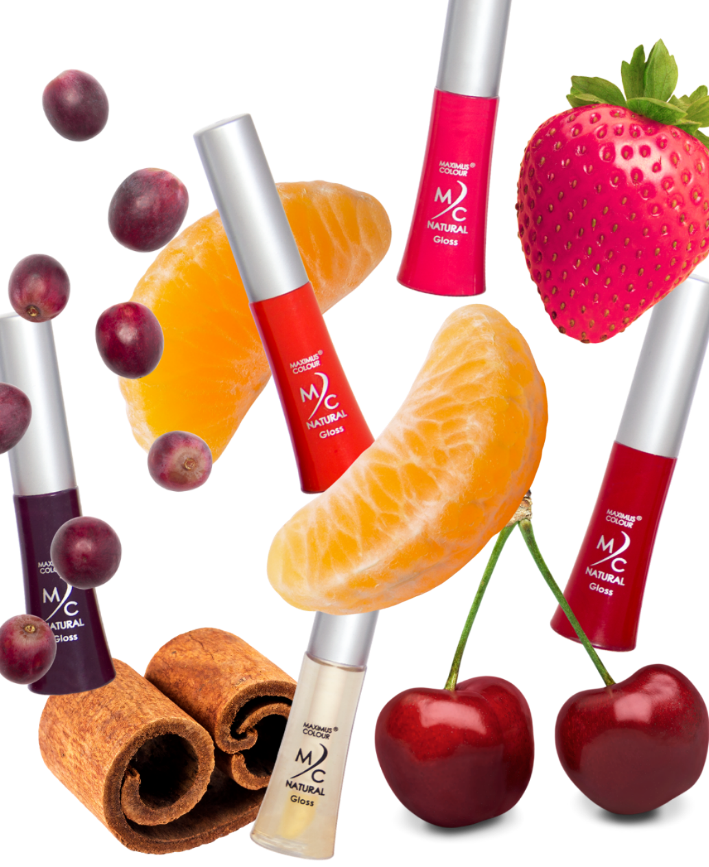 Gloss hidratante con colágeno y toques frutales Maximus Colour
