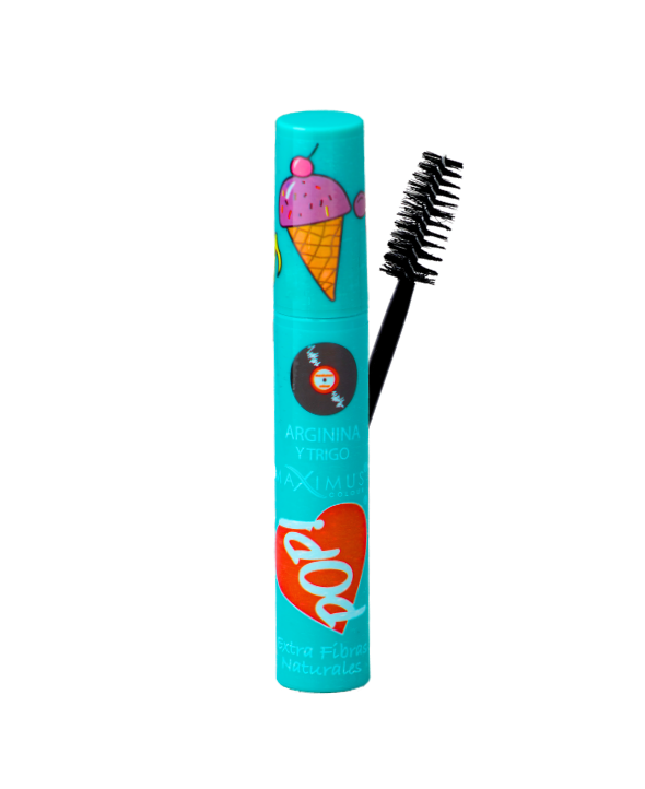 POP! Mascara para pestañas 2 aceites 2 beneficios- Cepillo Profesional
