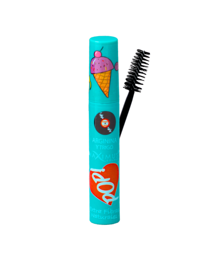 POP! Mascara para pestañas 2 aceites 2 beneficios- Cepillo Profesional
