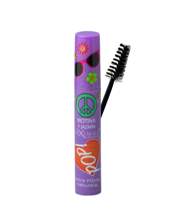 POP! Mascara para pestañas 2 aceites 2 beneficios- Cepillo Profesional