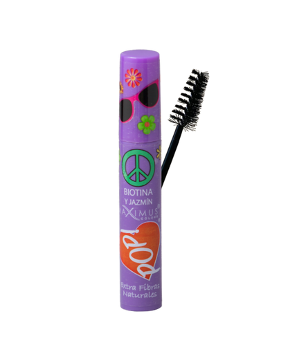 POP! Mascara para pestañas 2 aceites 2 beneficios- Cepillo Profesional