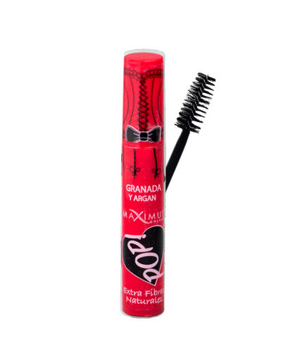 POP! Mascara para pestañas 2 aceites 2 beneficios- Cepillo Profesional