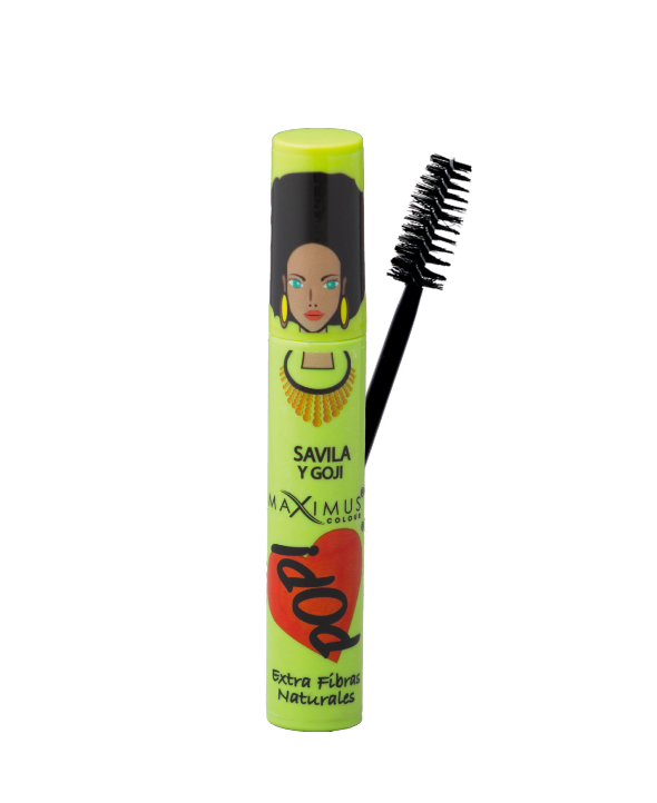POP! Mascara para pestañas 2 aceites 2 beneficios- Cepillo Profesional