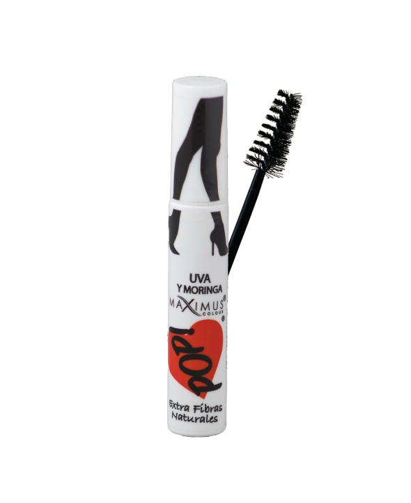 POP! Mascara para pestañas 2 aceites 2 beneficios- Cepillo Profesional