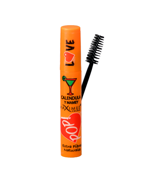 POP! Mascara para pestañas 2 aceites 2 beneficios- Cepillo Profesional
