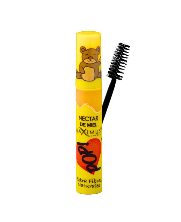 POP! Mascara para pestañas 2 aceites 2 beneficios- Cepillo Profesional