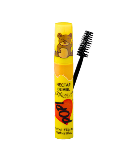 POP! Mascara para pestañas 2 aceites 2 beneficios- Cepillo Profesional
