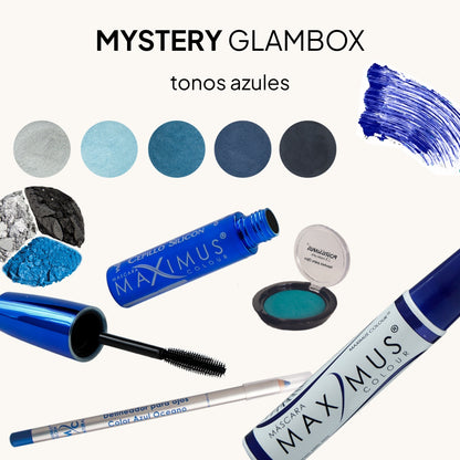 Mystery Glam Box - Bundle sorpresa 5 productos de maquillaje siempre contiene 1 rímel