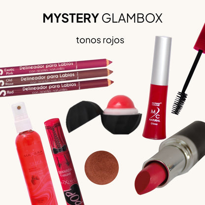 Mystery Glam Box - Bundle sorpresa 5 productos de maquillaje siempre contiene 1 rímel