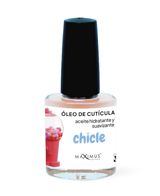 Óleo de cutículas humectante con esencia de Chicle Maximus Colour