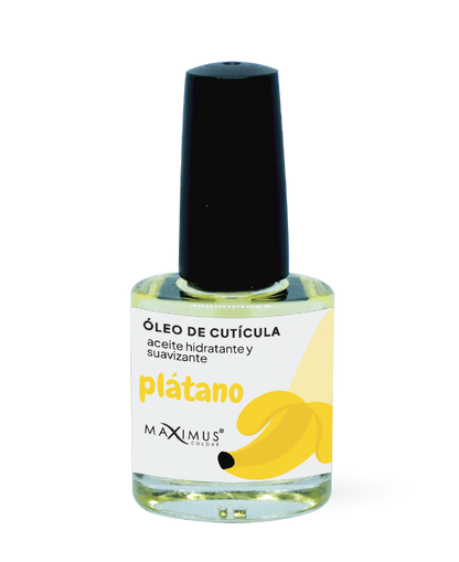 Óleo de cutículas humectante con esencia de Plátano Maximus Colour