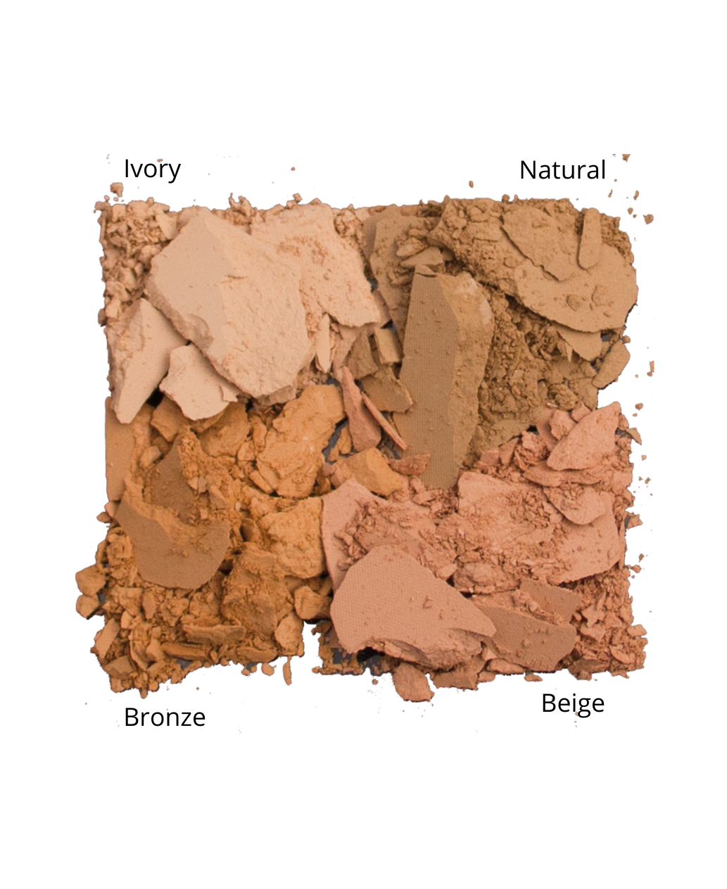 Polvo Compacto a base de arroz enriquecido con Vitamina E, Avena y Árbol de Té