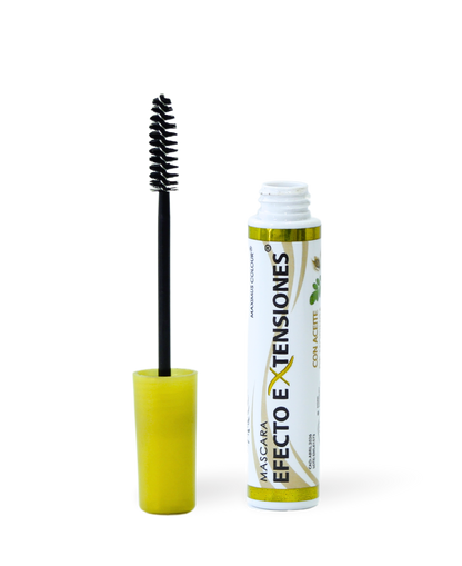 Rimel con Aceite de Moringa y microfibras Efecto Extensiones de pestañas Maximus Colour