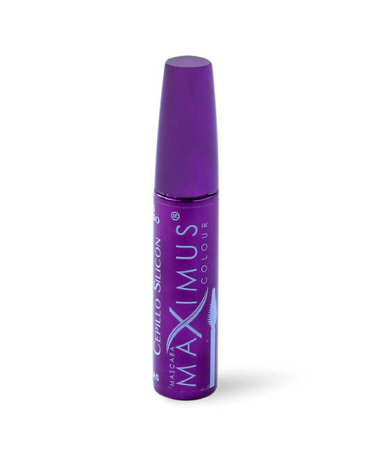 Rimel Moras y microfibras con cepillo de silicón Maximus Colour