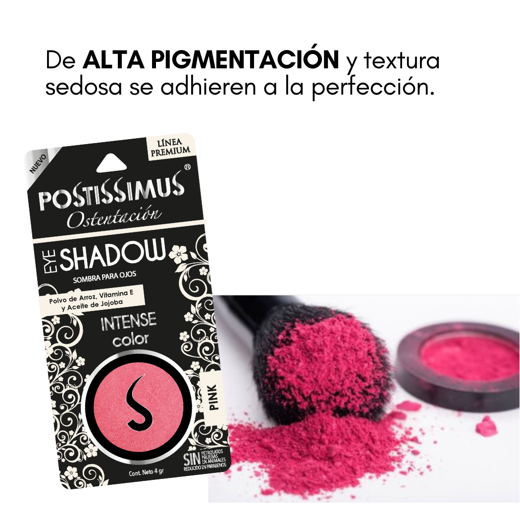 Sombra Individual de alta pigmentación - pigmentos minerales con Aceite de Jojoba (Copia)