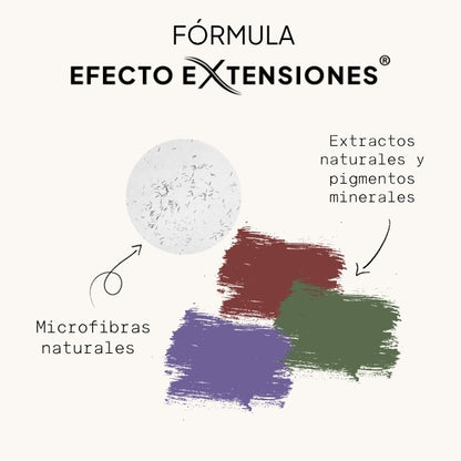 Mascara para pestañas tono VERDE BOSQUE con mamey y microfibras