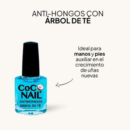 Esmalte para uñas antihongos Árbol de Té Coco Nail