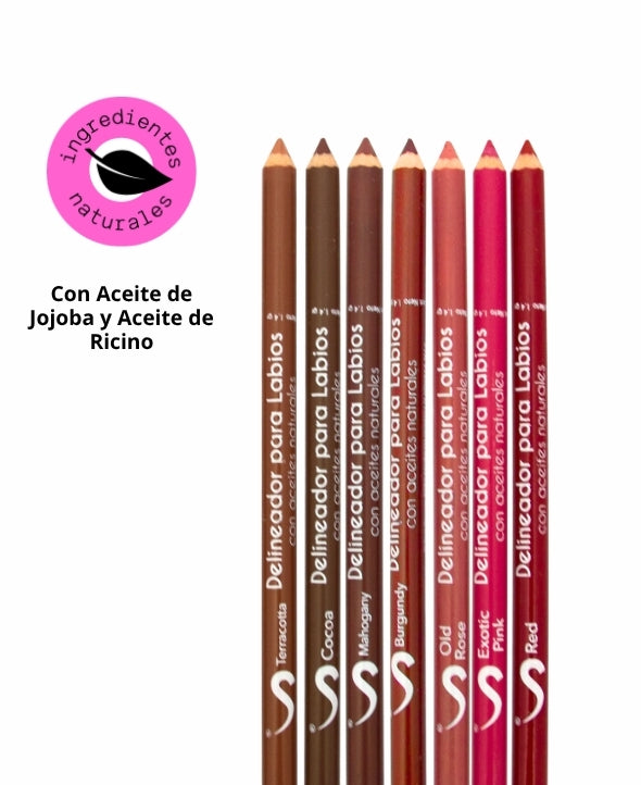 Delineadores Labiales Esencia Natural - 7 tonos modulables - Ostentación