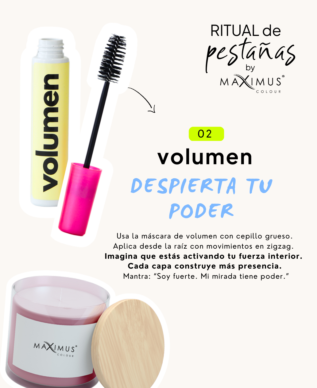 Trío Esenciales - Ritual de Pestañas Despierta tu mirada - Maximus Colour