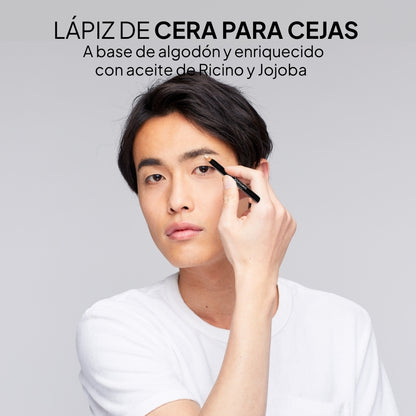 Lápiz de Cera y algodón para Cejas - Enriquecido con Aceite de Ricino y Jojoba - Postissimus Ostentación by Maximus Colour
