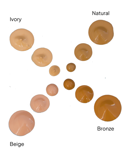 Maquillaje Líquido FPS 30 con Aloe Vera, vitamina E y Rosa de mosqueta acabado natural