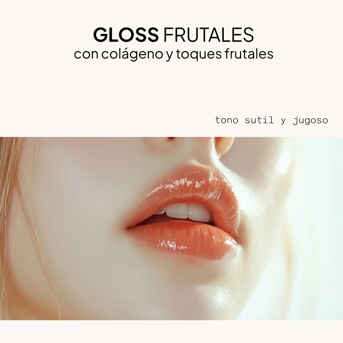 Gloss hidratante con colágeno y toques frutales Maximus Colour